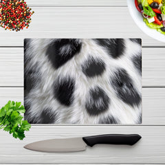 Snow Leopard Fur Print Design Chopping Board