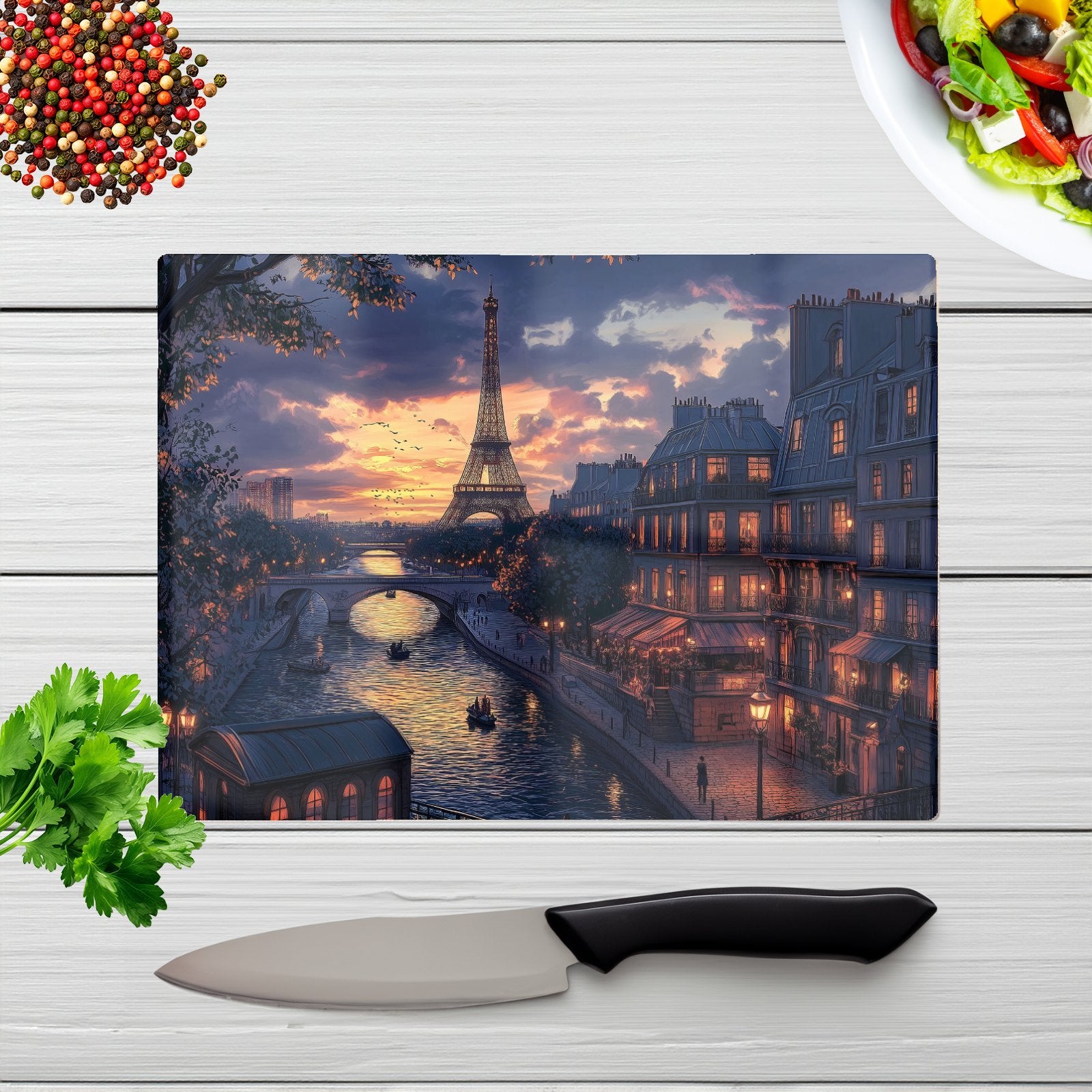 Paris By Night Chopping Board