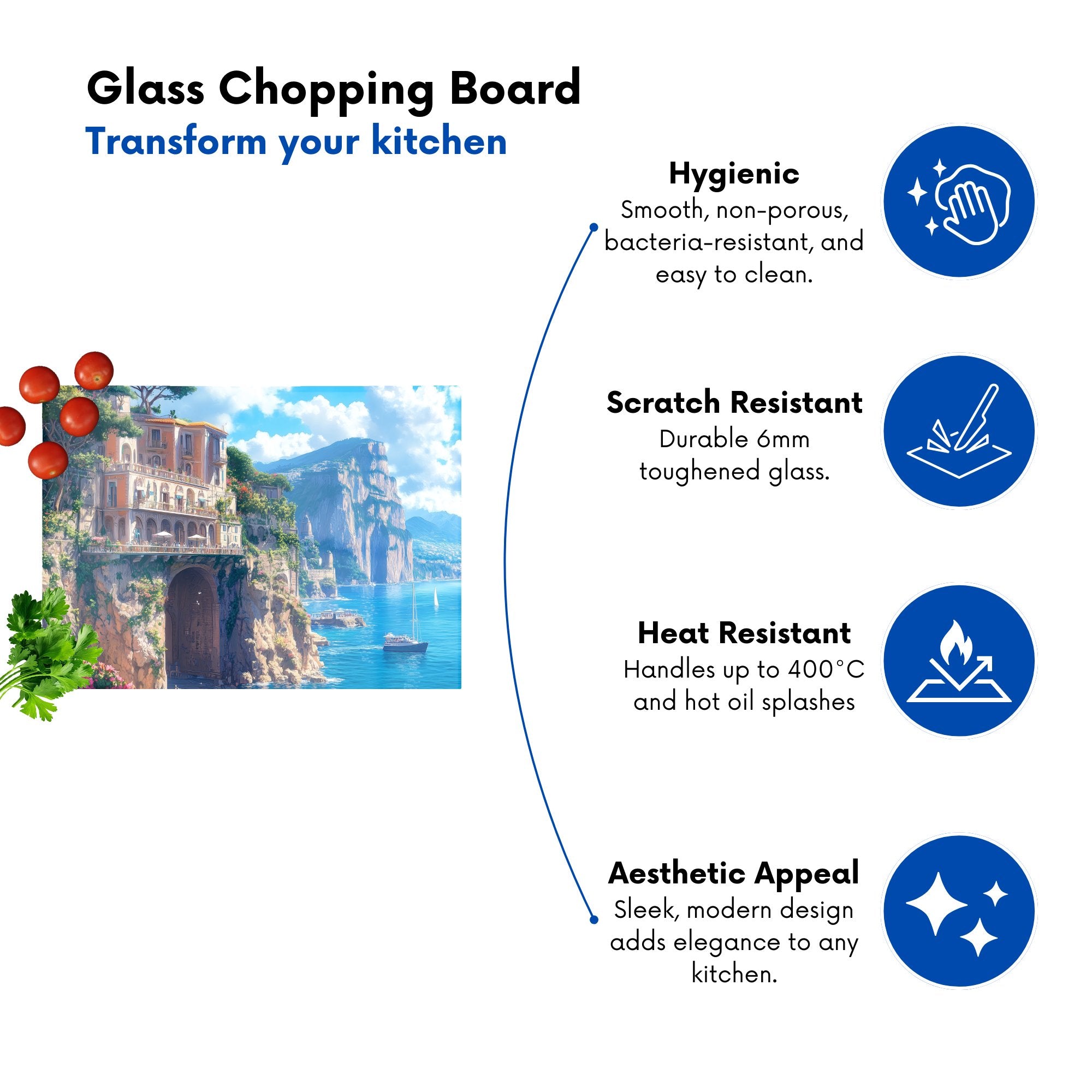 Sorrento By The Sea Chopping Board