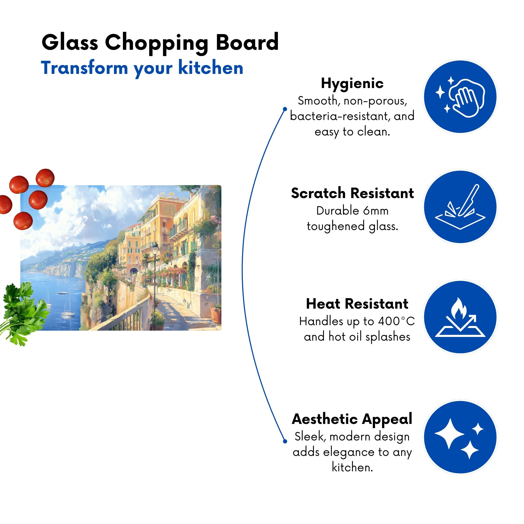 Romantic Walk In Sorrento Chopping Board