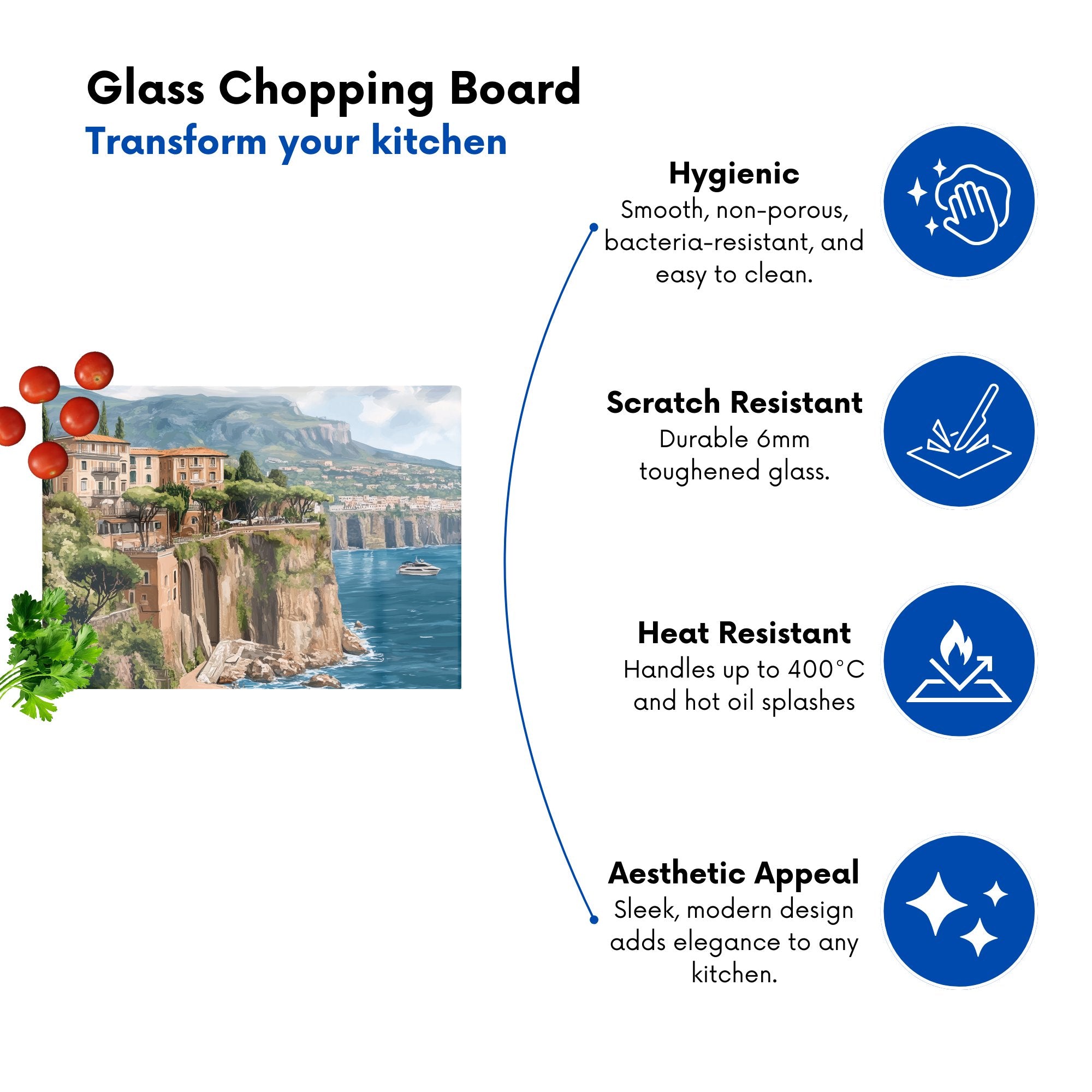 Sorrento Cliffs Chopping Board