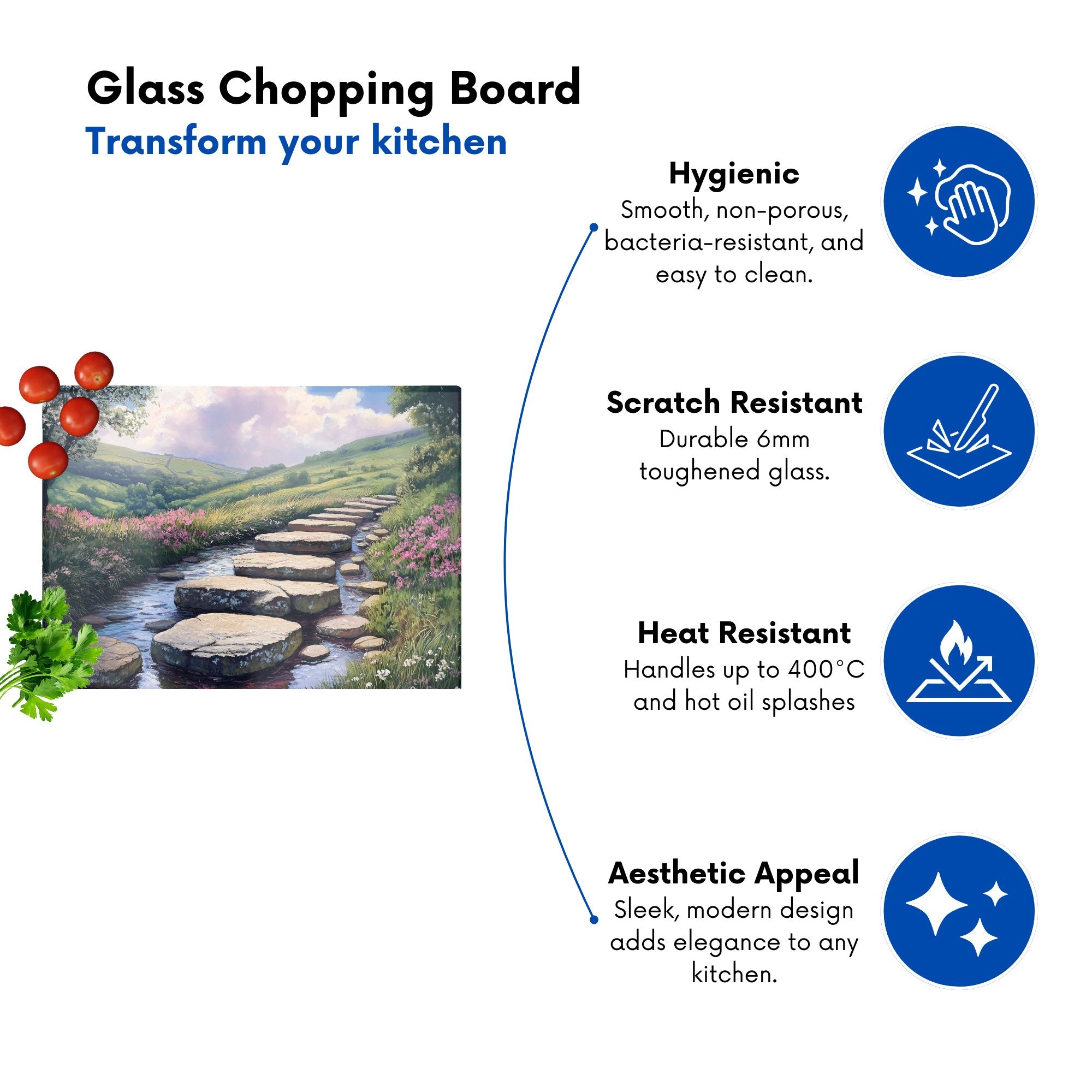Stepping Stones Chopping Board