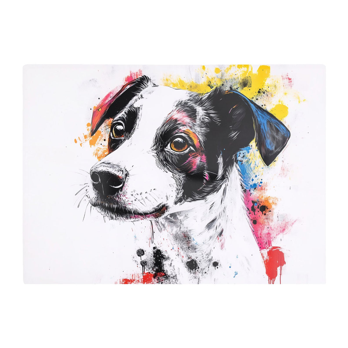 Banksy Inspired Jack Russell Dog Chopping Board