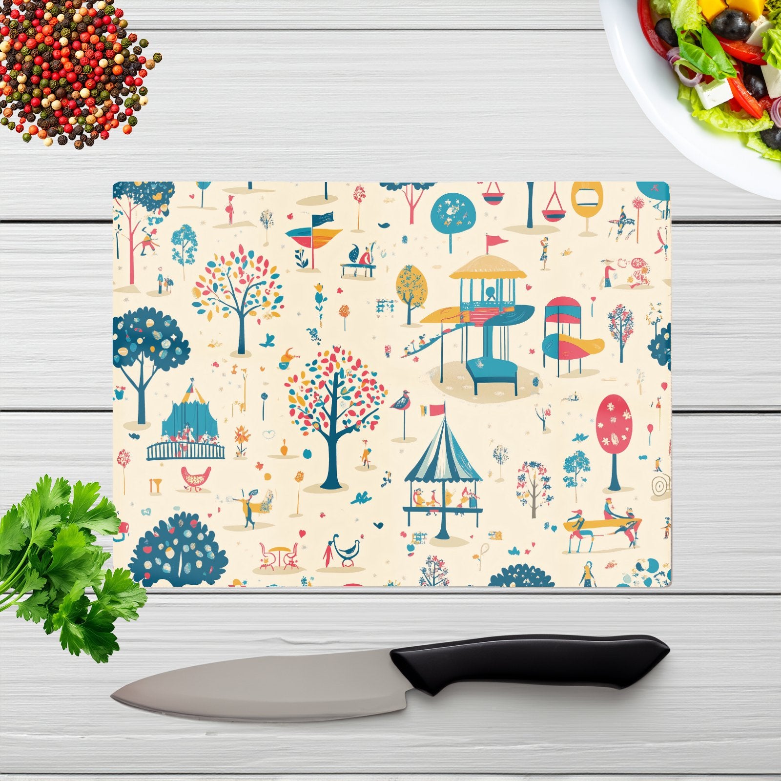 A Day At The Fair Chopping Board