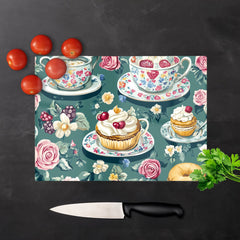 Vintage Tea Party  Chopping Board